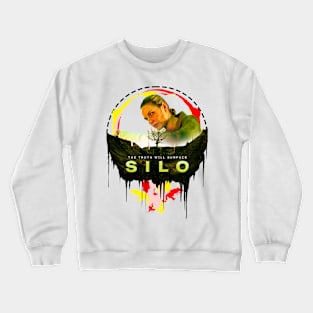 Silo Tv Series Rebecca Ferguson as Juliette Nichols fan works garphic design bay ironpalette Crewneck Sweatshirt